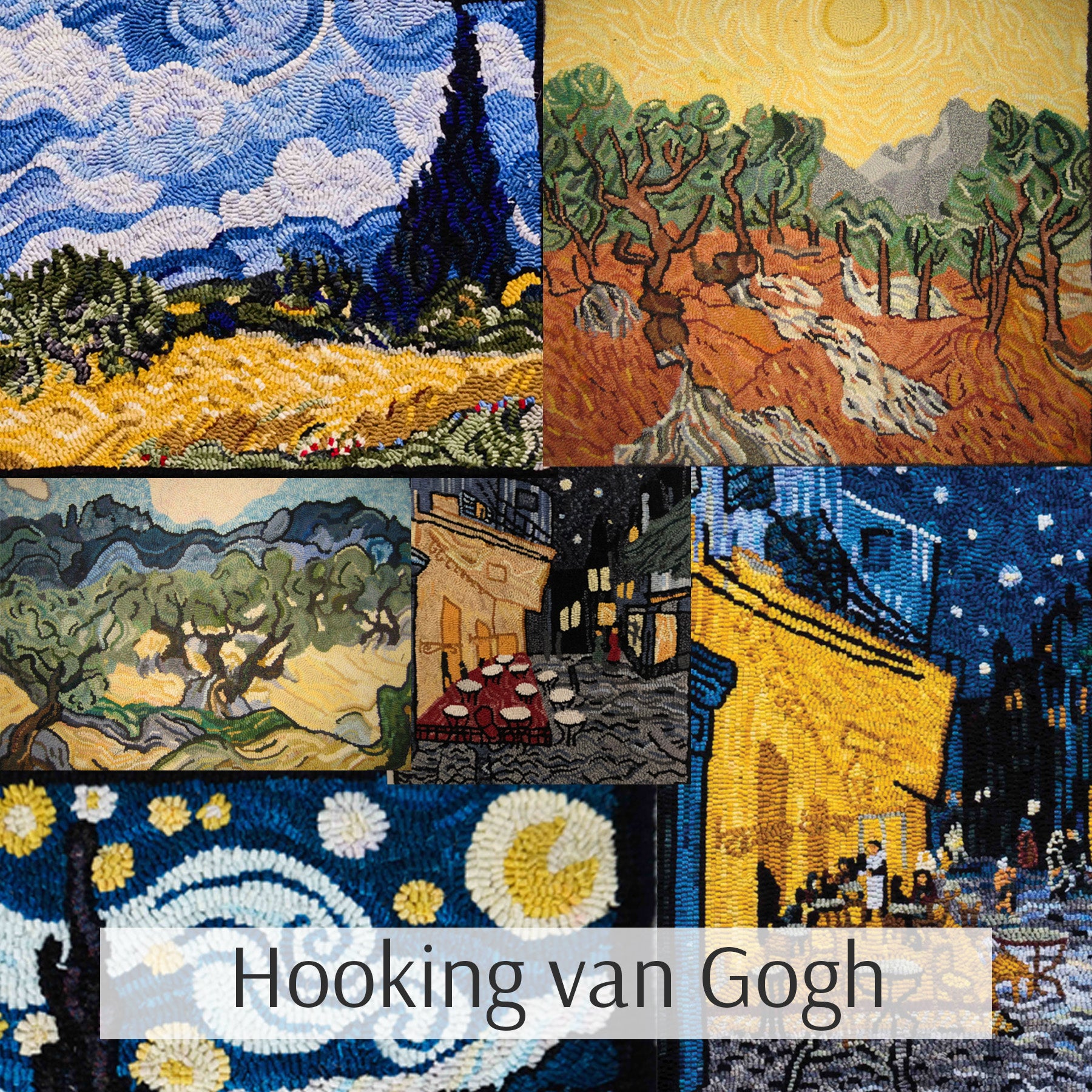 Rug Hooking van Gogh