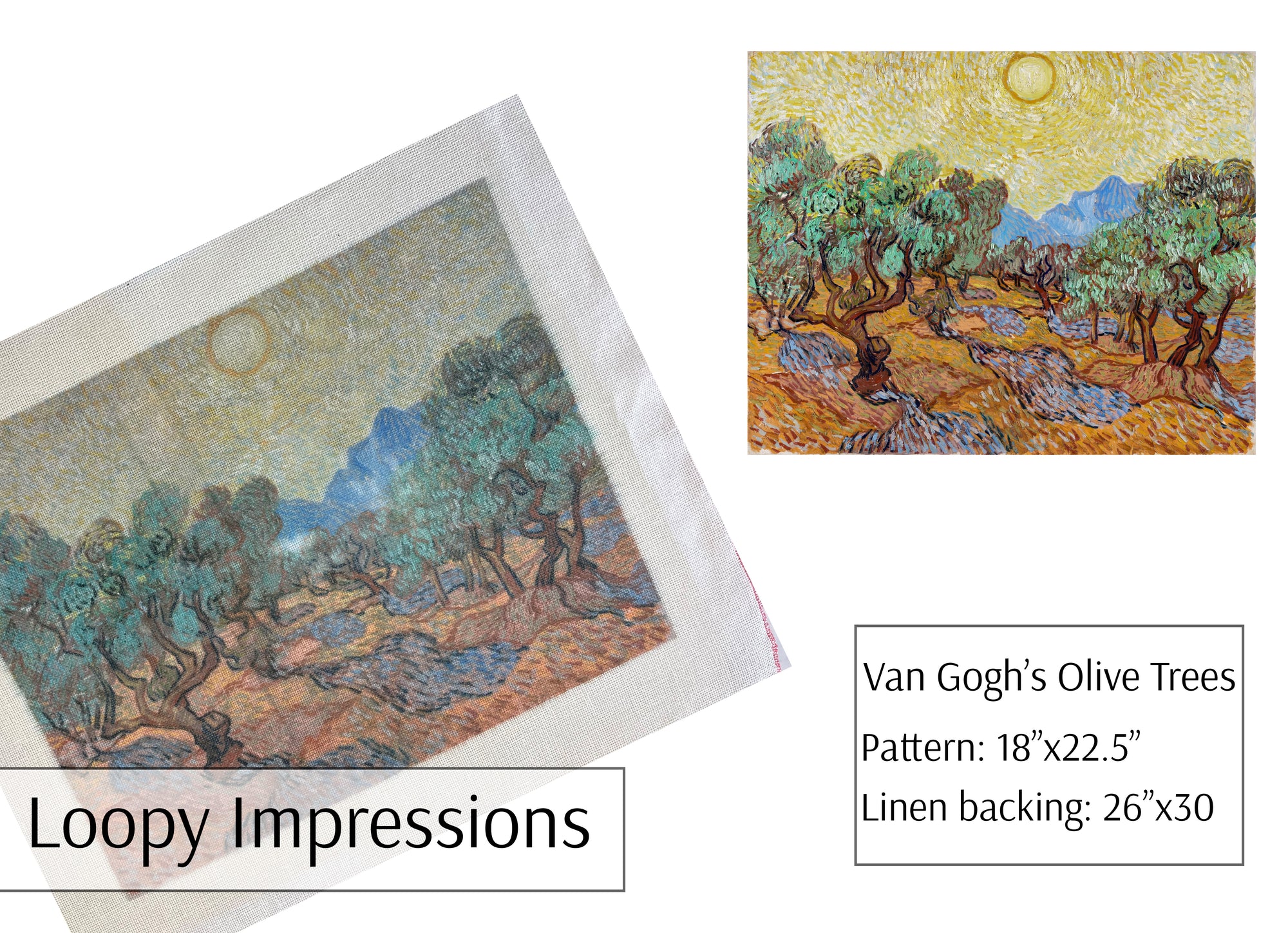 Loopy Impressions Van Gogh's Olive Trees