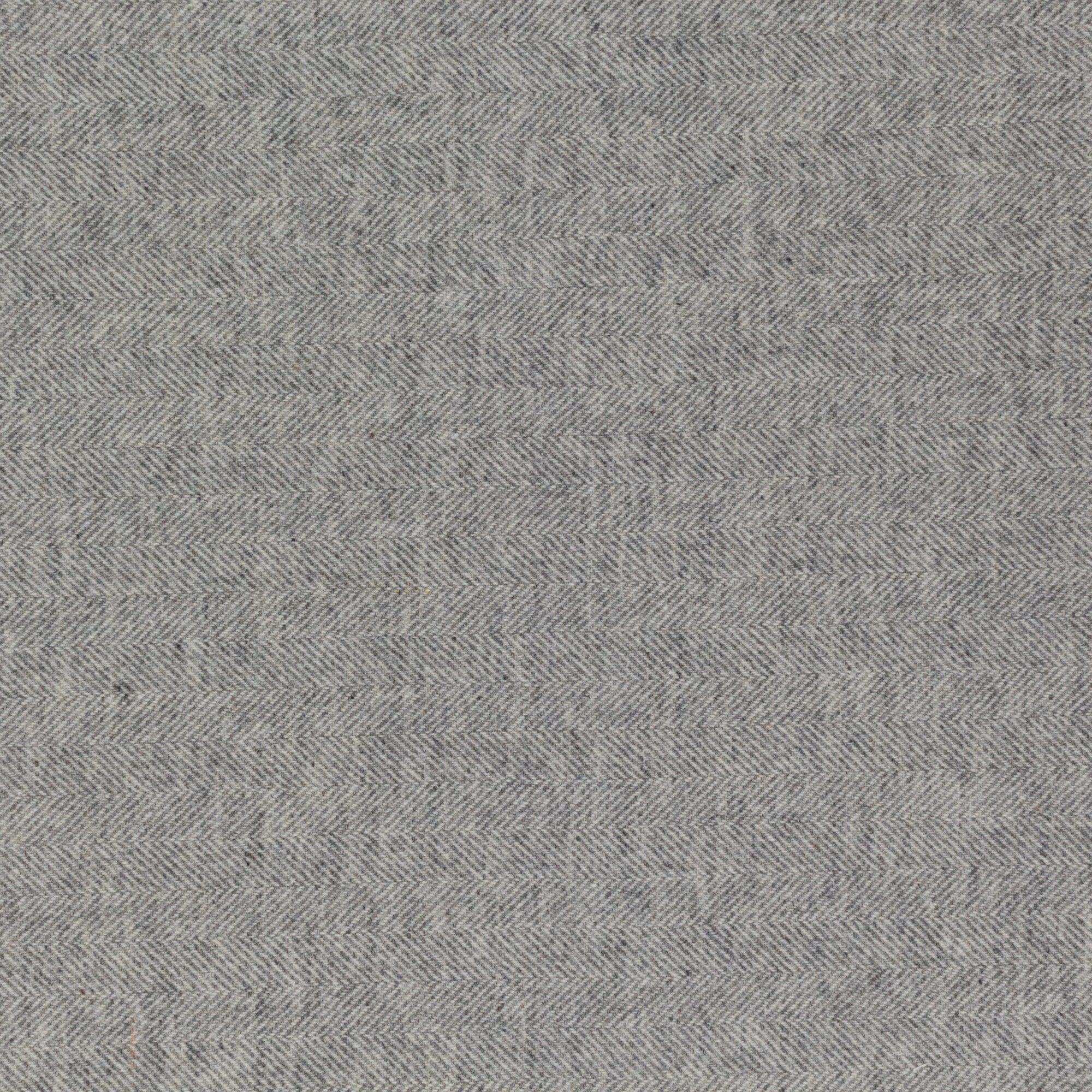 Light Grey Herringbone Wool Fabric or Strips Off Bolt