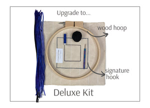 Rug Hooking Kit: Abstract Coaster
