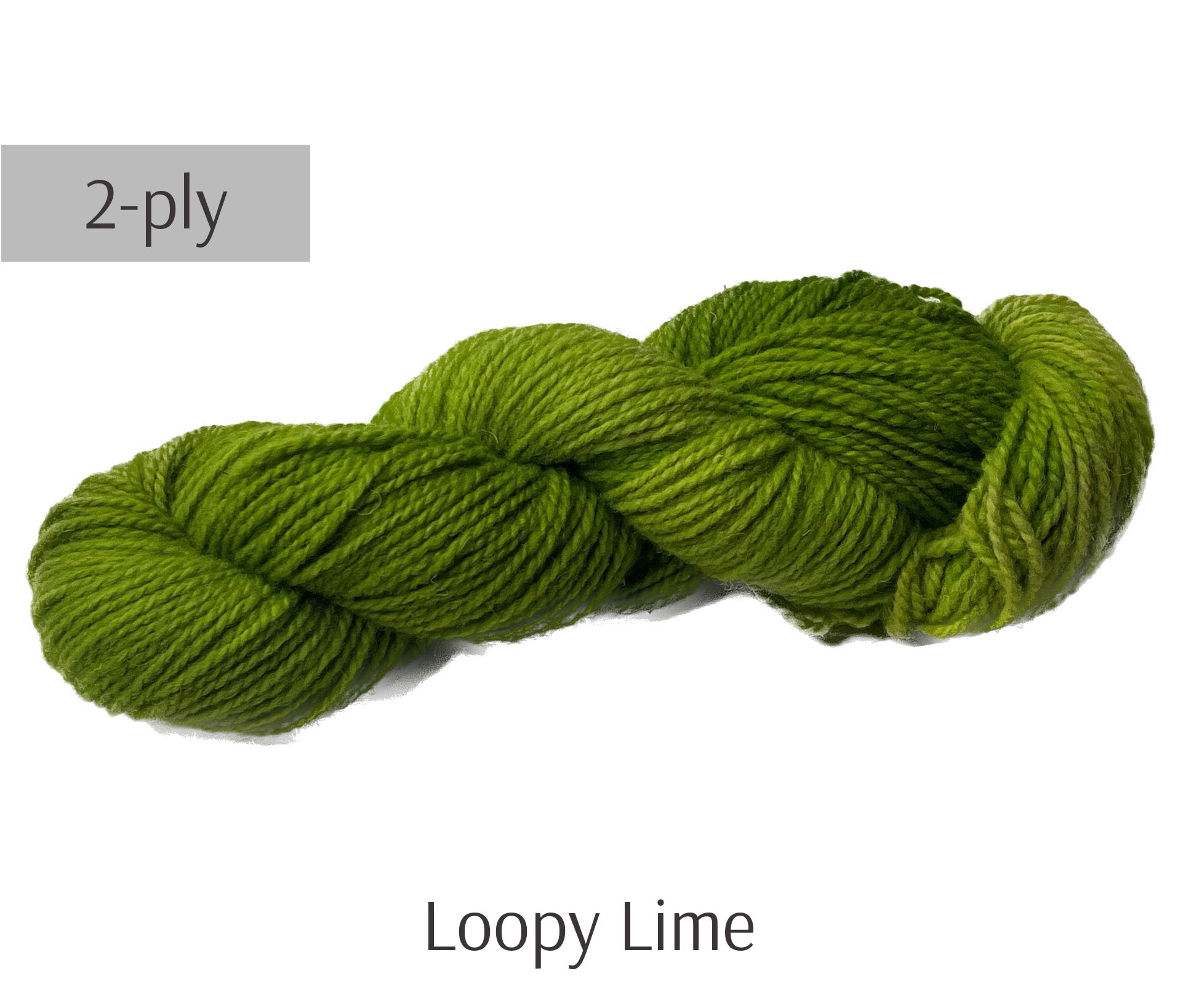 Loopy Lime 100% wool yarn