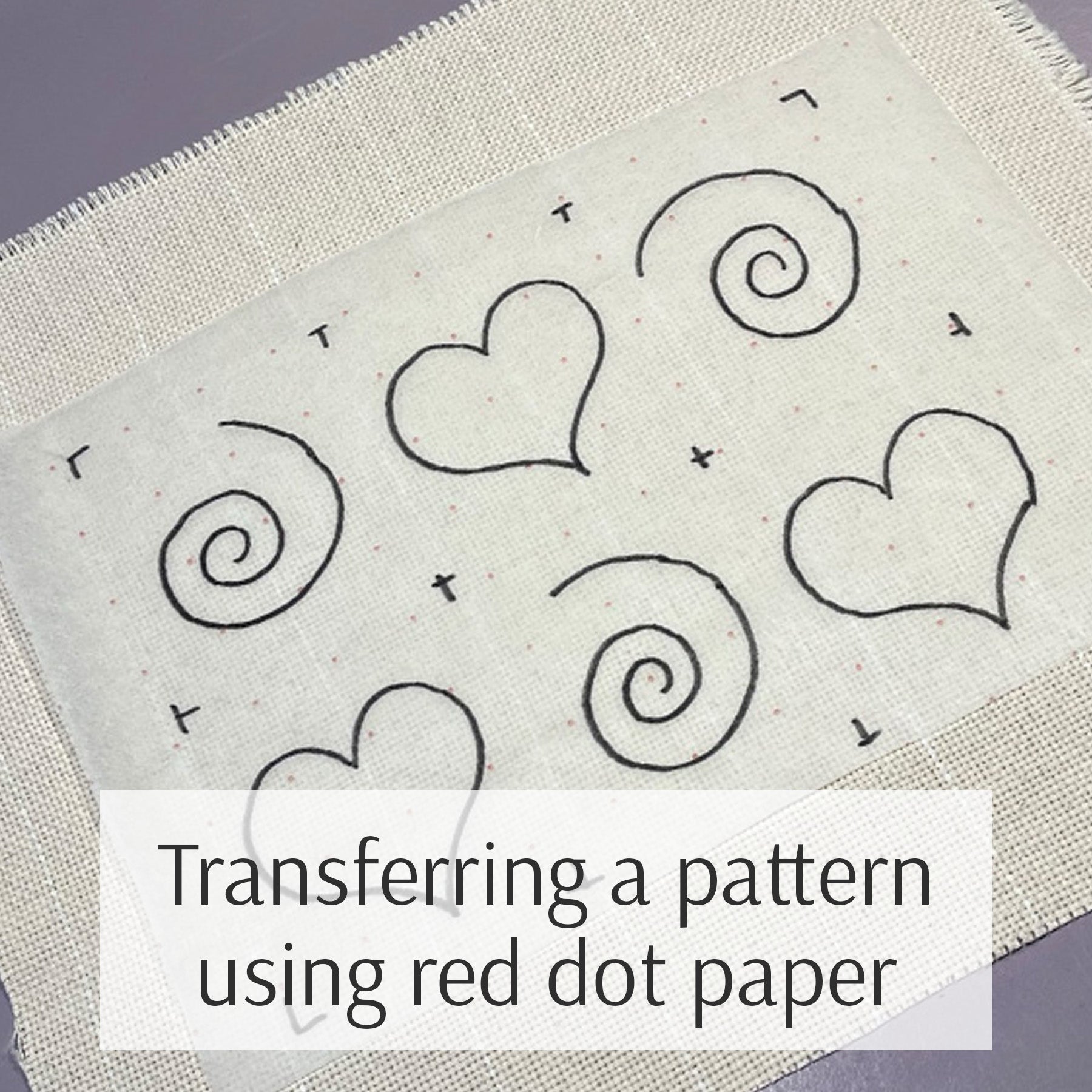 How to transfer a rug hooking pattern