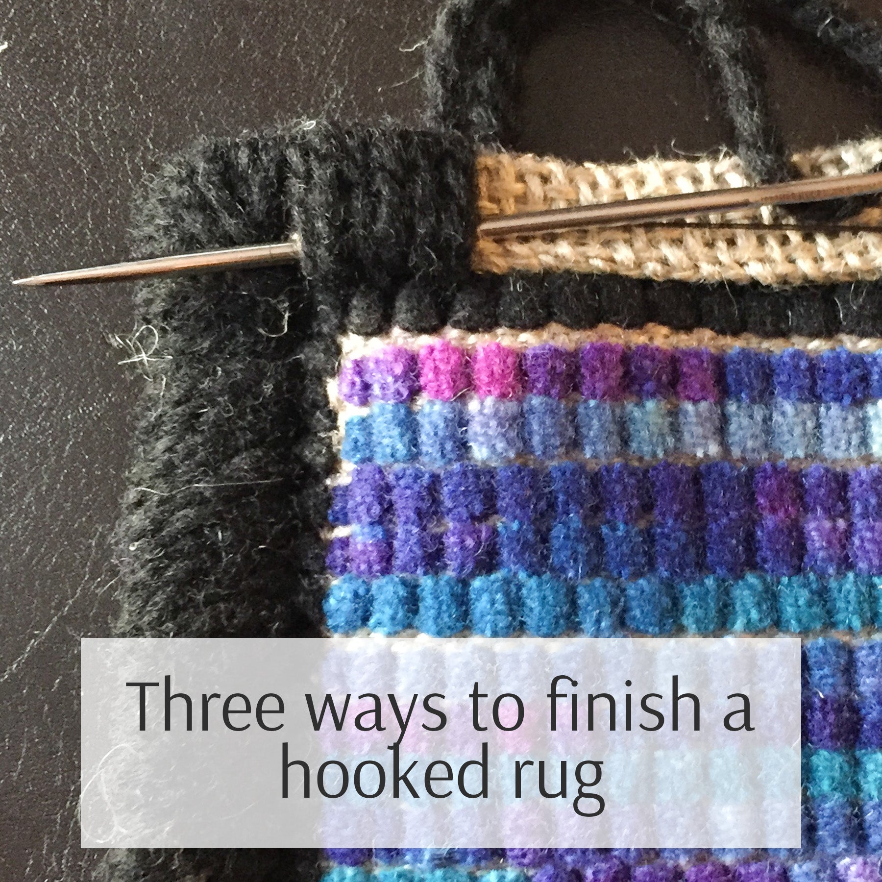 3 Options for Stitching Carpet Edges to Make a Rug
