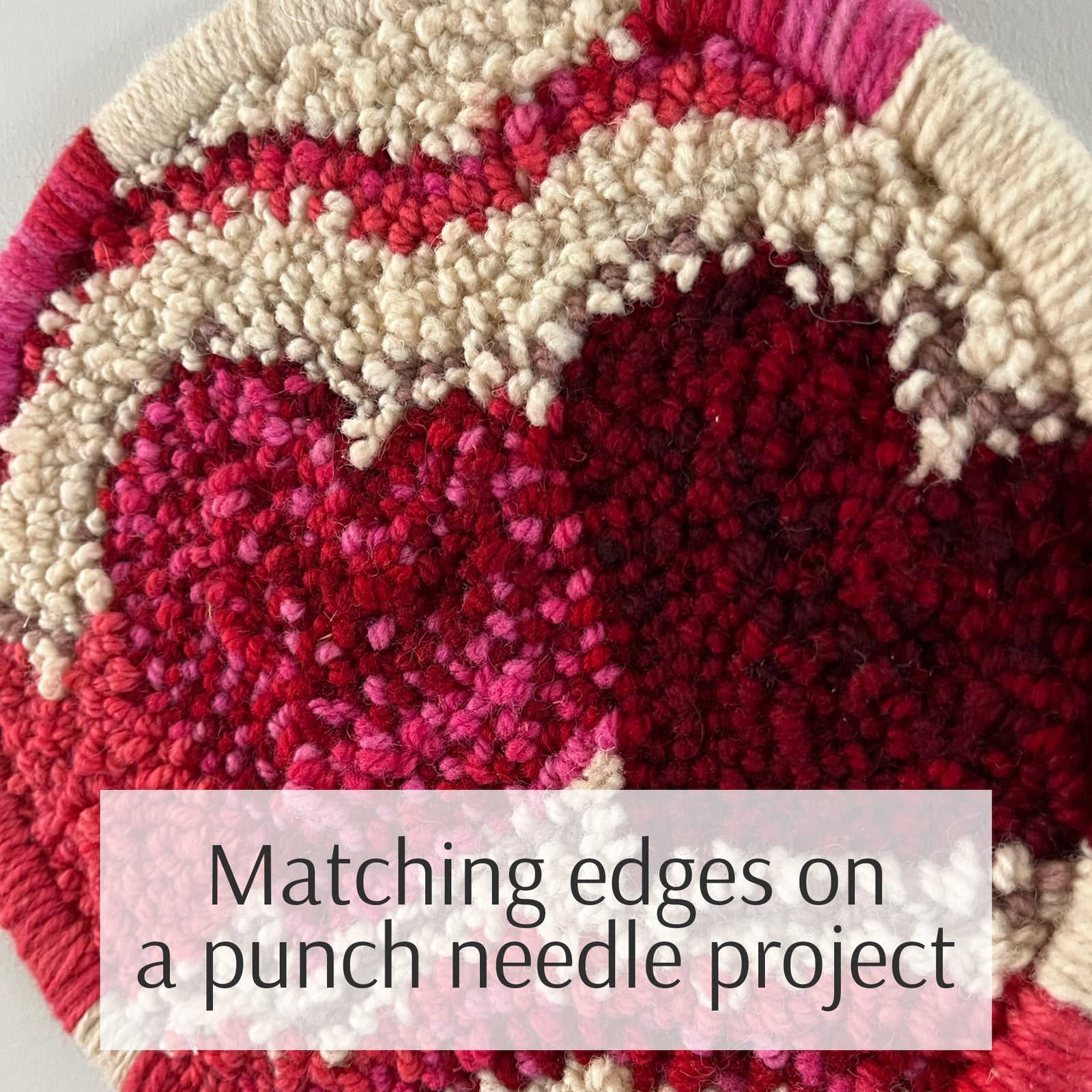 Foundation Cloth, Yarn and Punch Needle Pairing – With Autumn