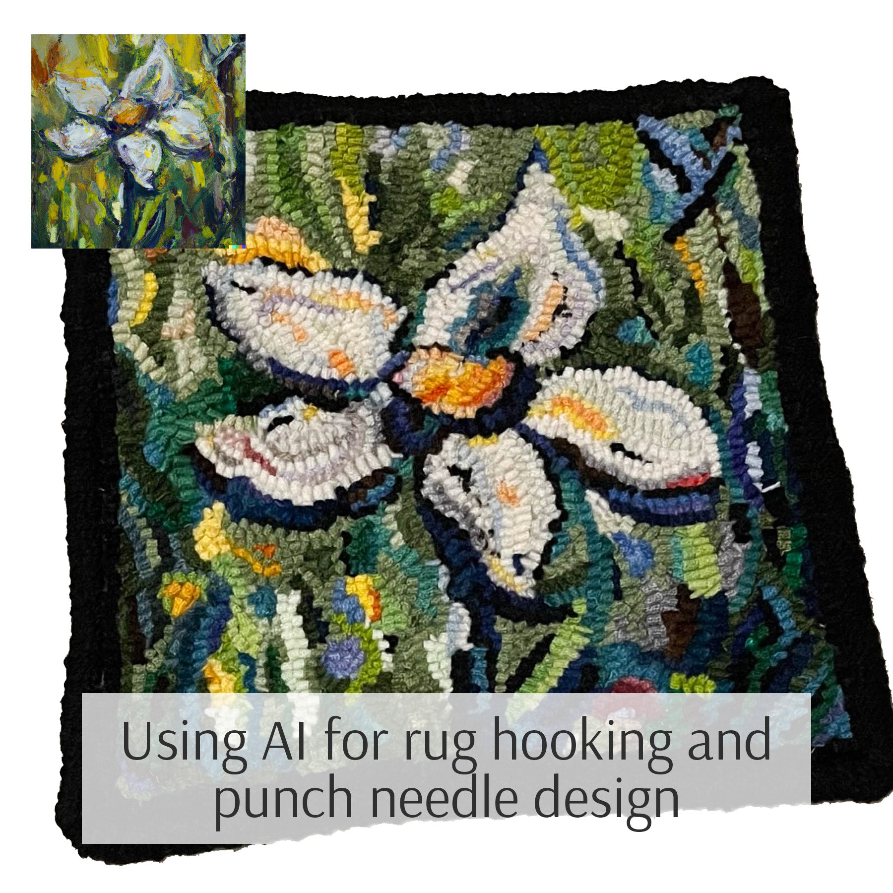 Using AI to Assist in Rug Hooking and Punch Needle Design