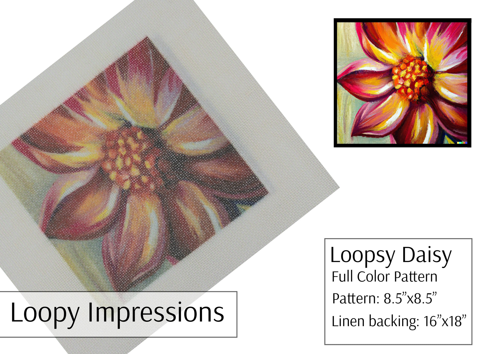 Loopy Impressions Pattern - Loopsy Daisy