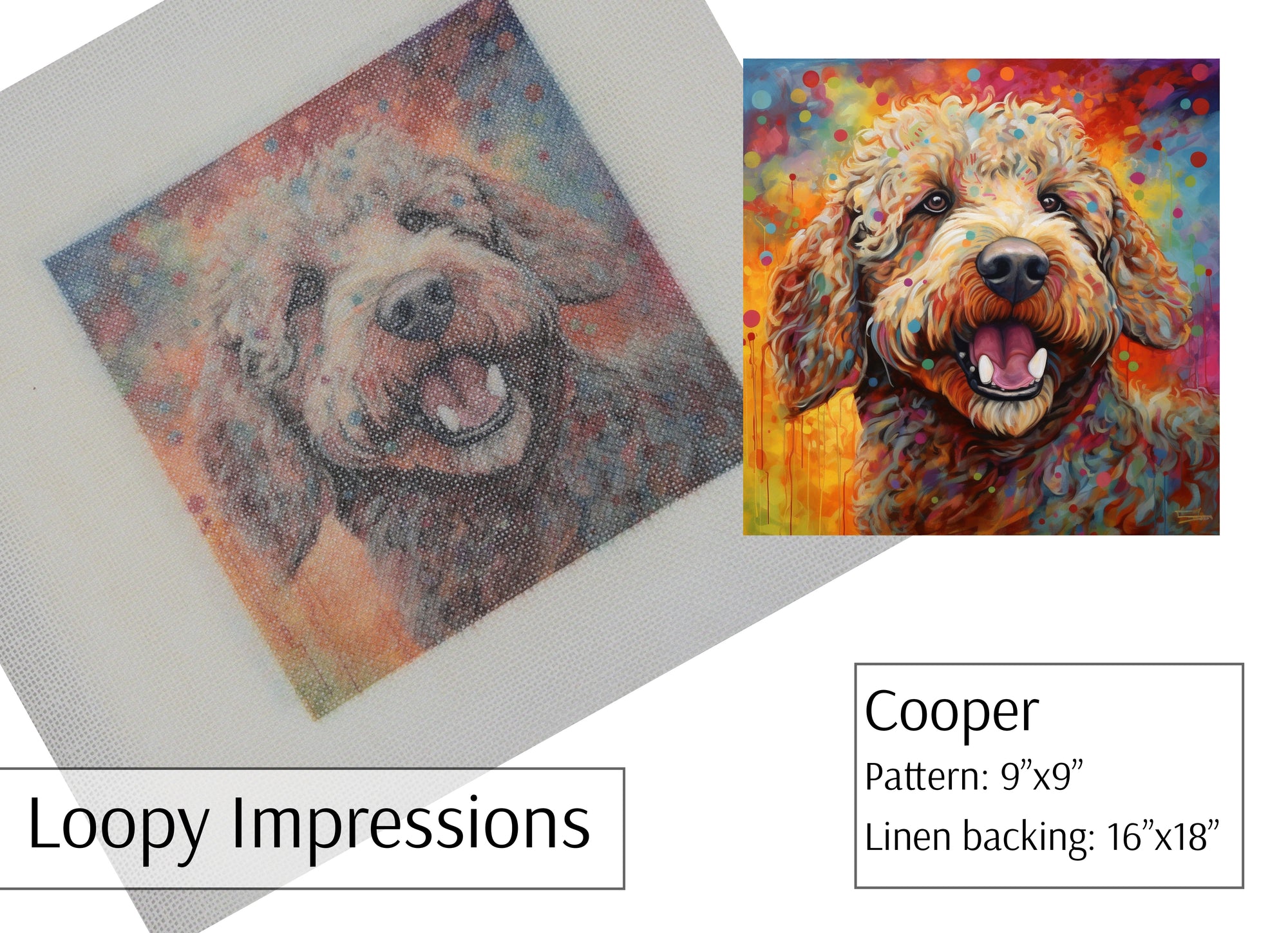 Loopy Impressions Full Color Pattern - Cooper