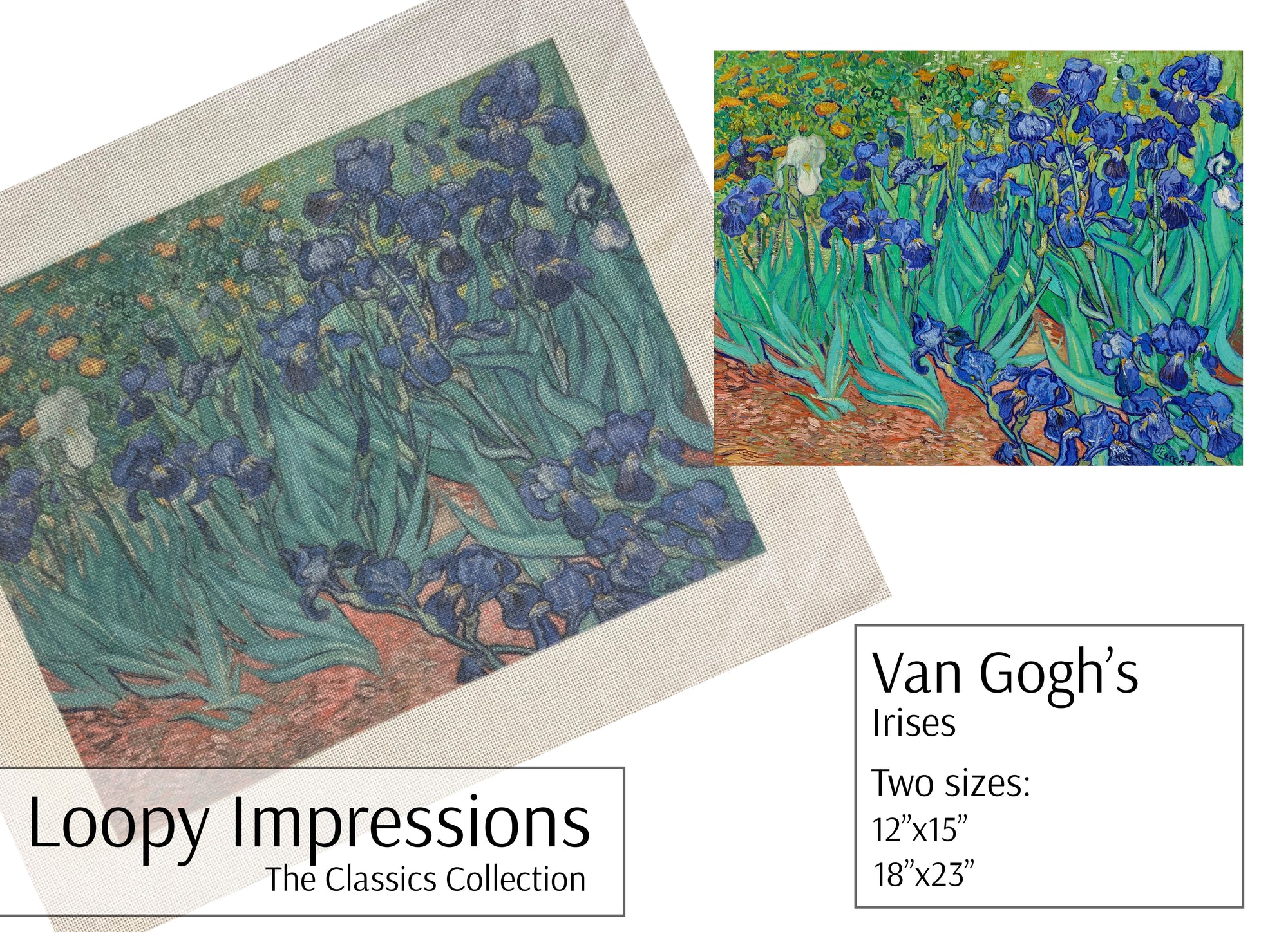 Loopy Impressions Van Gogh's Irises