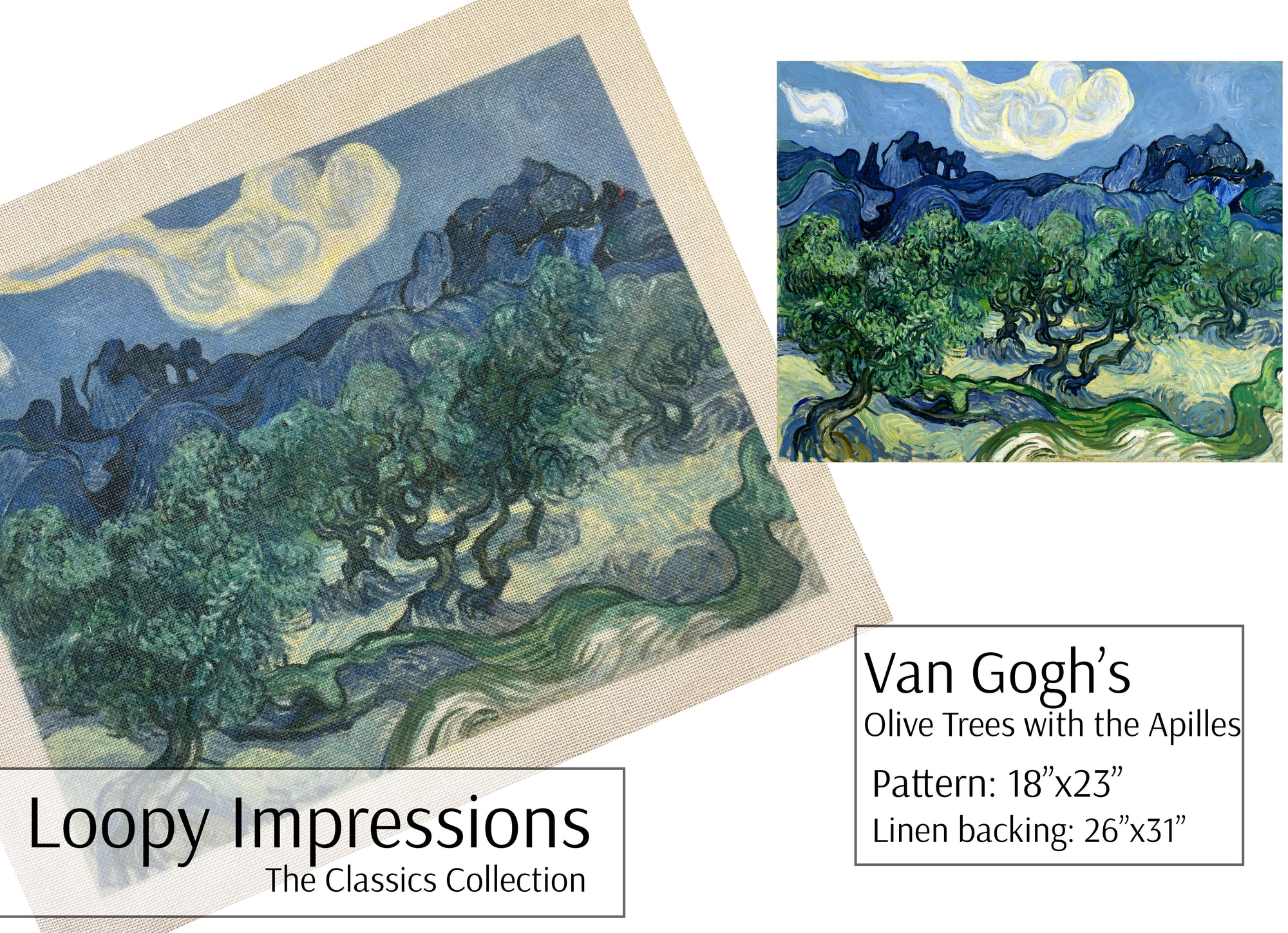 Loopy Impressions Van Gogh's Olive Trees with the Apilles