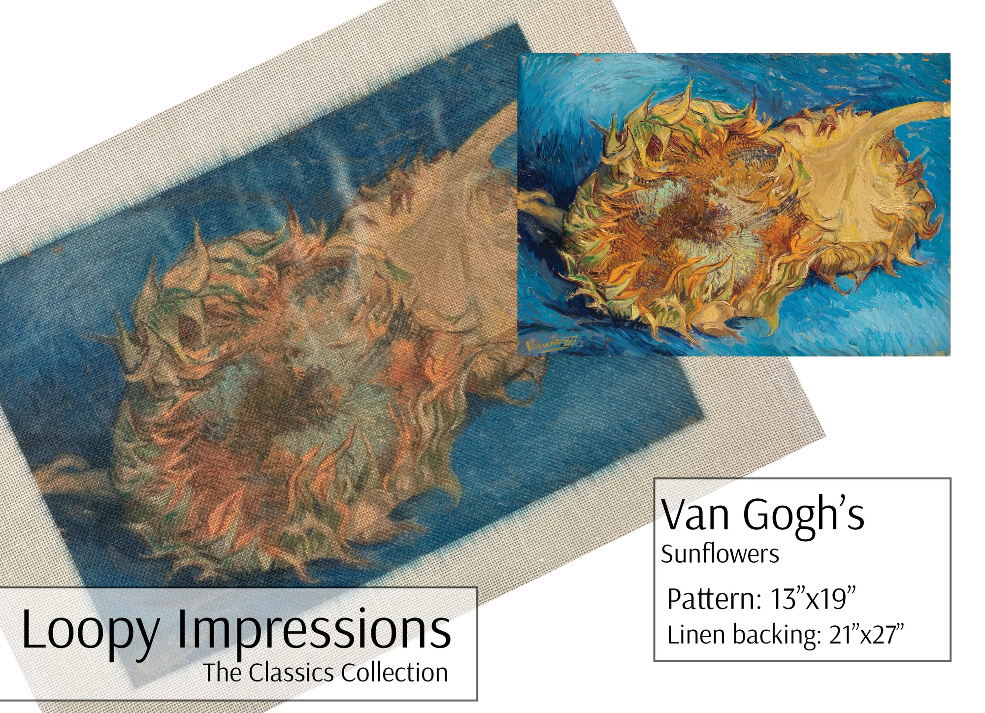 Loopy Impressions Van Gogh's Sunflowers