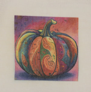 Loopy Impressions Full Color Pattern - Funky Pumpkin