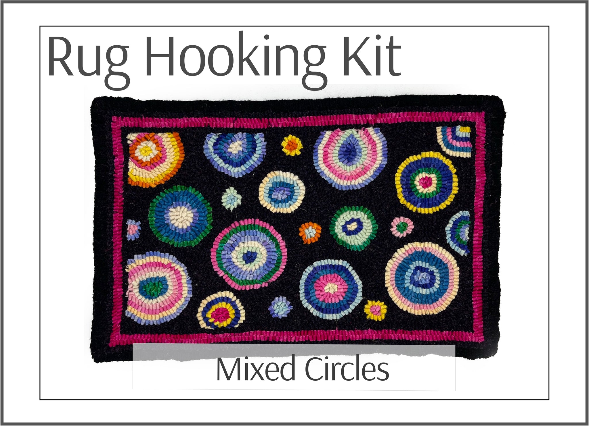 Round Rug Hooking Patterns