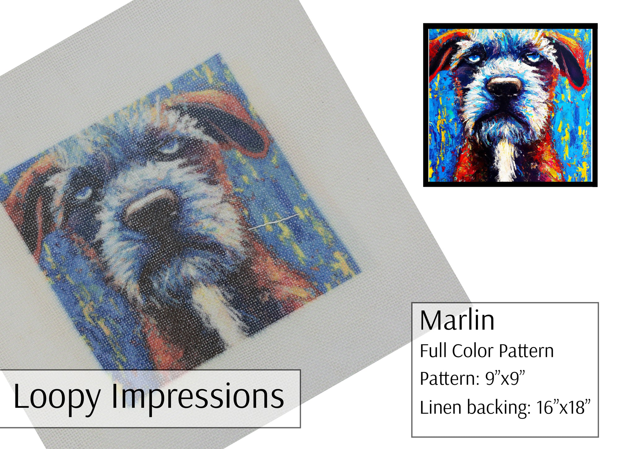 Loopy Impressions Full Color Pattern - Marlin