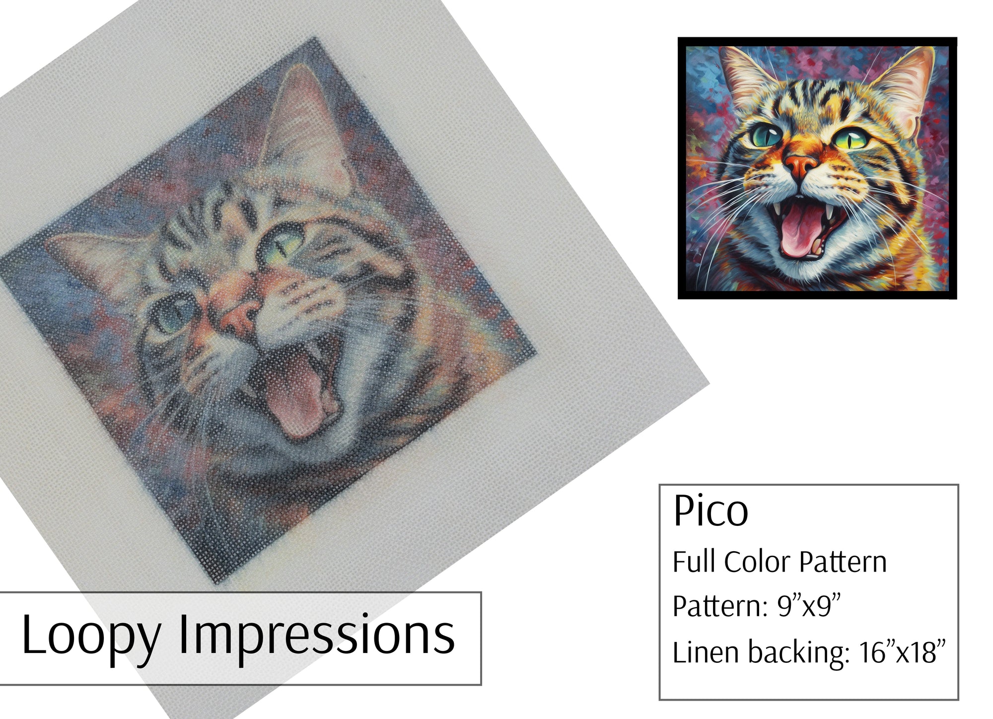 Loopy Impressions Pattern - Pico