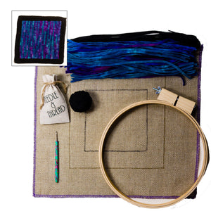 Abstract Trivet Rug Hooking Kit