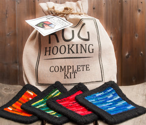 4 Coasters Rug Hooking Kit