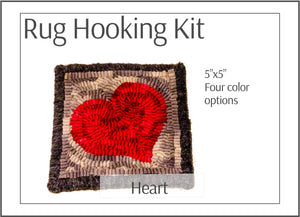 Heart Rug Hooking Kit
