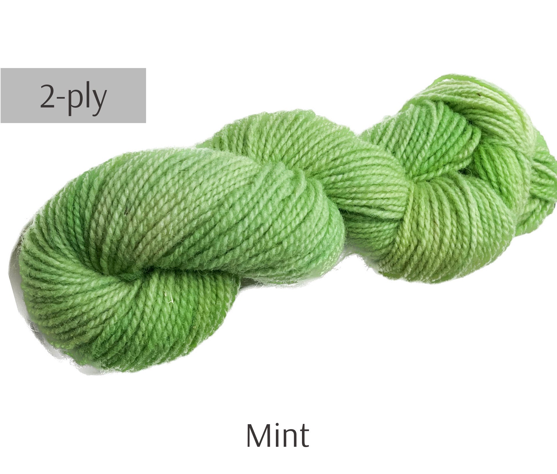 Mint 100% wool yarn