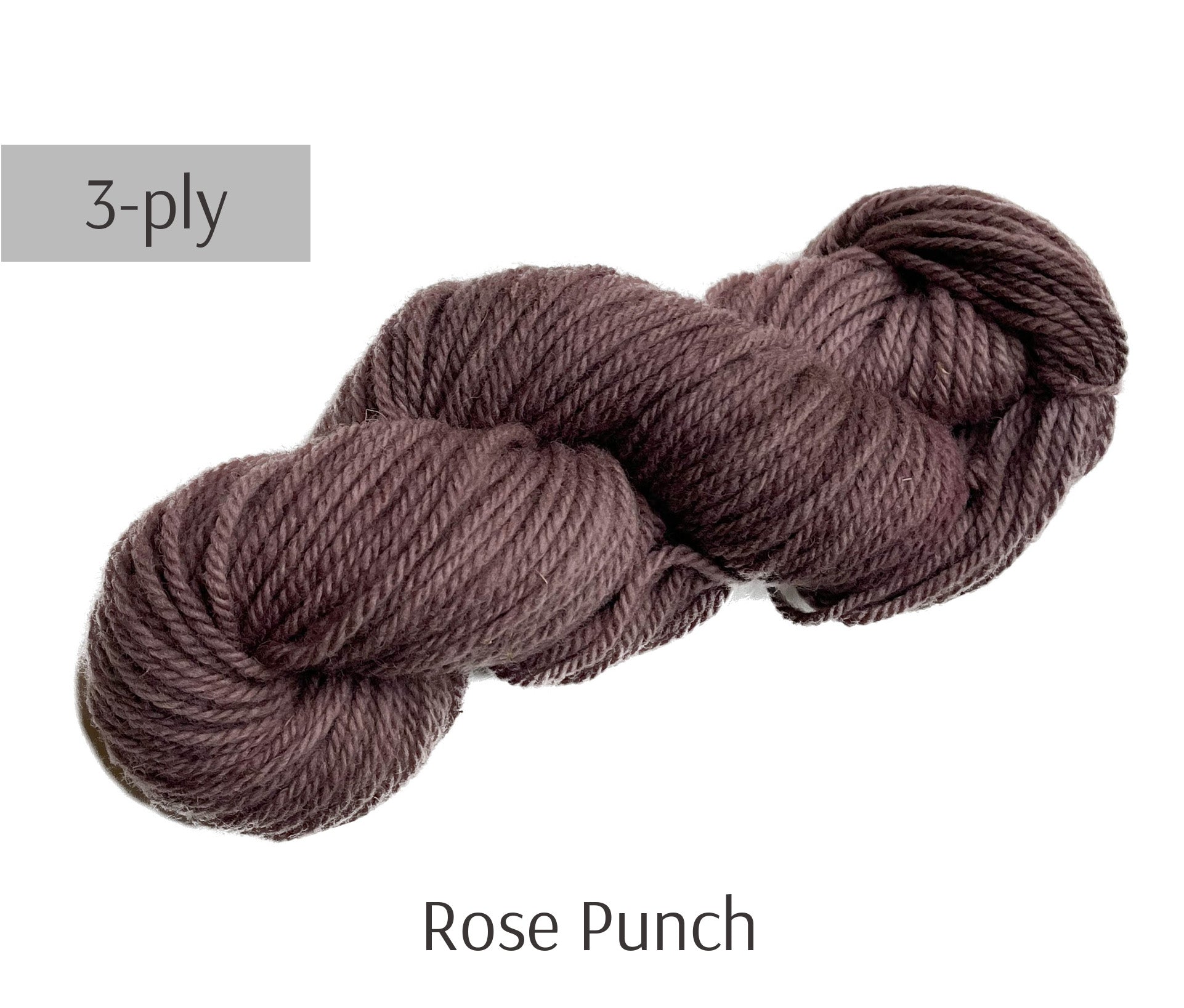 Rose Punch 100% wool yarn