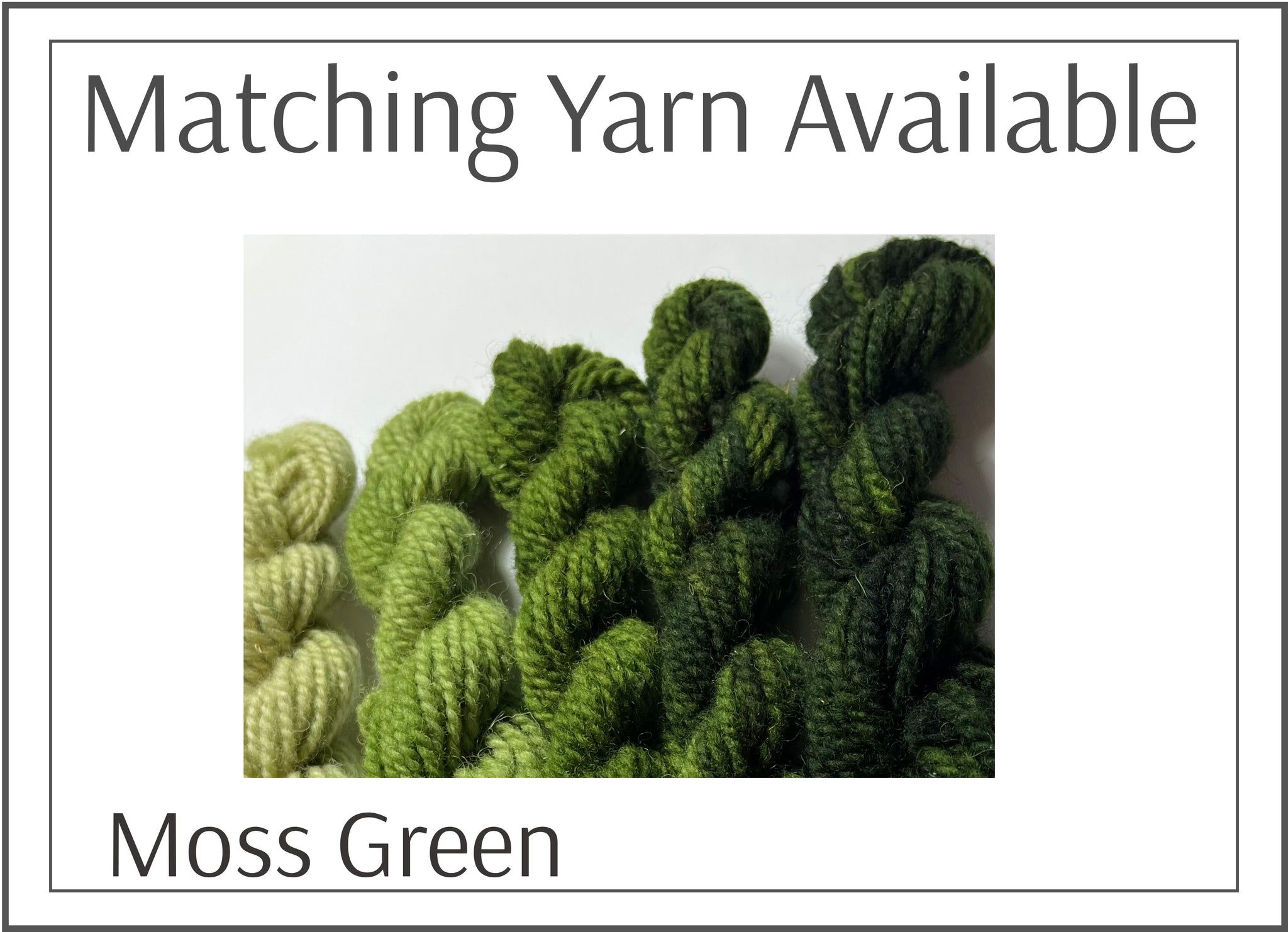 Moss Green Shades - Loopy Wool Supply