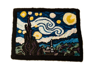 Van Gogh Starry Night Rug Hooking Kit