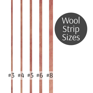 Rug Hooking Wool Strips Light Pink Loopy Wool Supply