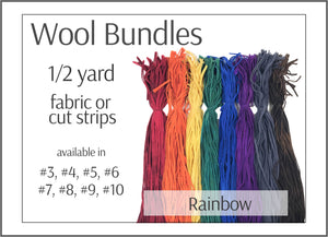 Rug Hooking Wool Bundle - Rainbow