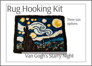 Van Gogh Starry Night Rug Hooking Kit